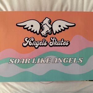 Angels Skates Box - Coral, Pink, Mint